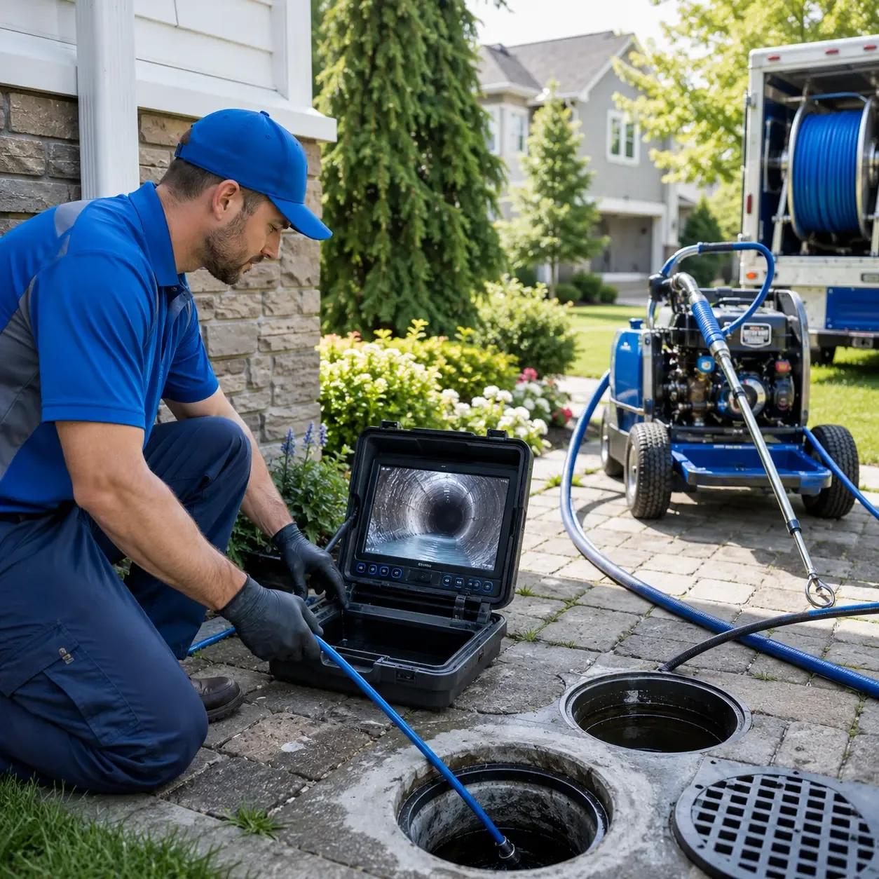 Outdoor drain cleaning professionals serving Keller, TX